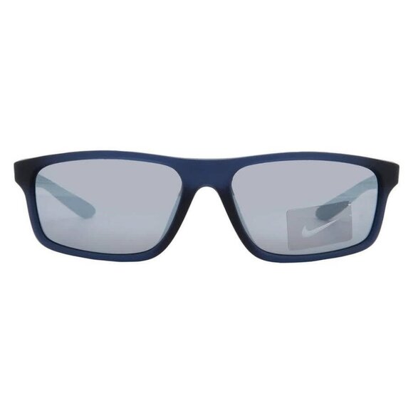 Nike Silver Rectangular Unisex Sunglasses NIKE CHRONICLE FJ2216 410 59 - Picture 1 of 5